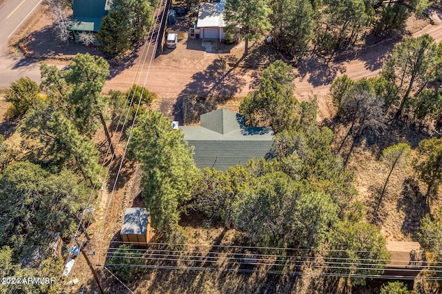 2086 Pinewood Dr, Overgaard, AZ 85933 - aerial view of property and surrounding area