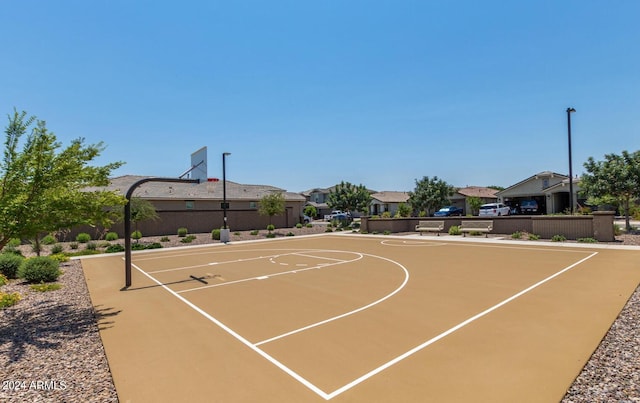 3023 W New River Dr, San Tan Valley, AZ 85144 - view of sport court featuring community basketball court and fence