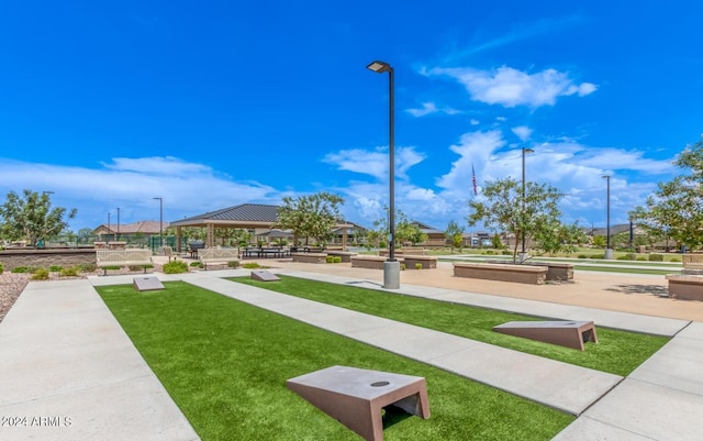 3023 W New River Dr, San Tan Valley, AZ 85144 - view of home's community featuring a gazebo and a yard