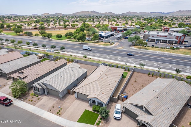 3023 W New River Dr, San Tan Valley, AZ 85144 - bird's eye view featuring a mountain view and a residential view