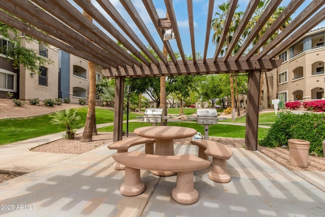 5345 E Van Buren St Unit 258, Phoenix, AZ 85008 - view of patio with a pergola