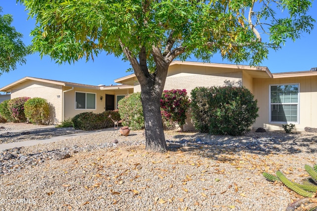 view of ranch-style house