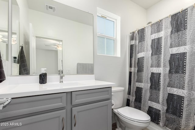286 E Raleigh Dr, Chandler, AZ 85286 - full bath featuring toilet, vanity, and curtained shower