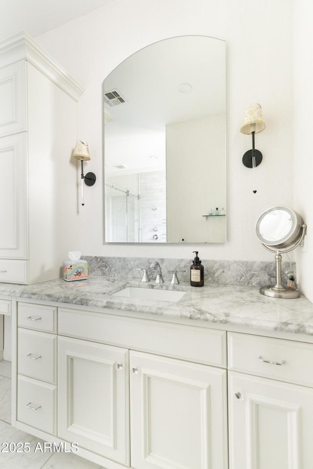 3511 N 39th Pl, Phoenix, AZ 85018 - full bathroom with vanity and a shower