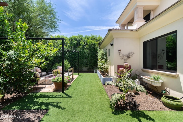 3511 N 39th Pl, Phoenix, AZ 85018 - view of green lawn featuring a patio area