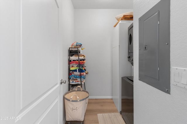 470 N 168th Ln, Goodyear, AZ 85338 - walk in closet featuring electric panel and light wood-type flooring