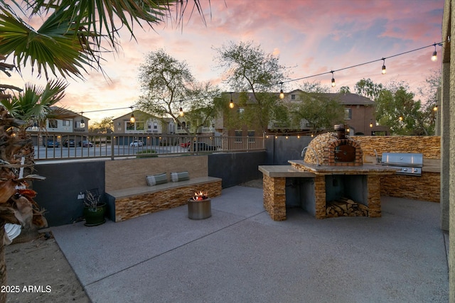 470 N 168th Ln, Goodyear, AZ 85338 - view of patio with area for grilling and fence