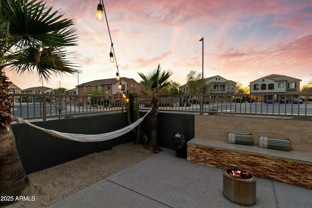 470 N 168th Ln, Goodyear, AZ 85338 - view of home's community featuring a patio, fence, and a residential view