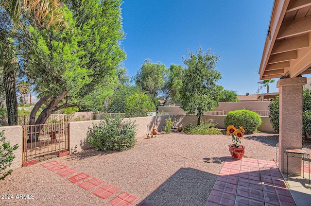 view of patio / terrace with a fenced backyard