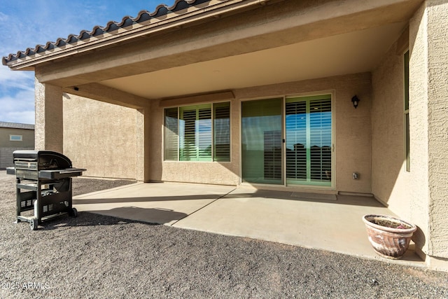 view of patio / terrace featuring area for grilling