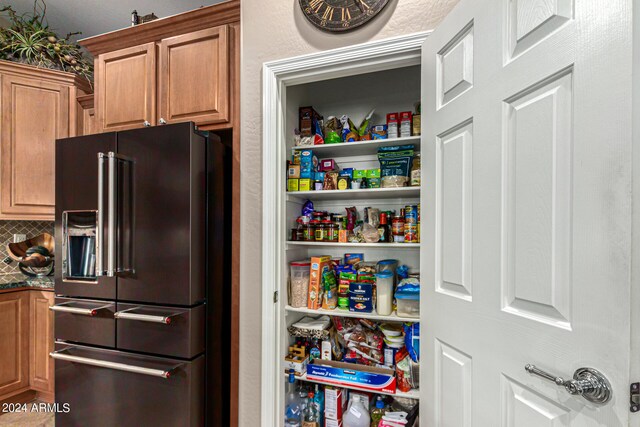 view of pantry