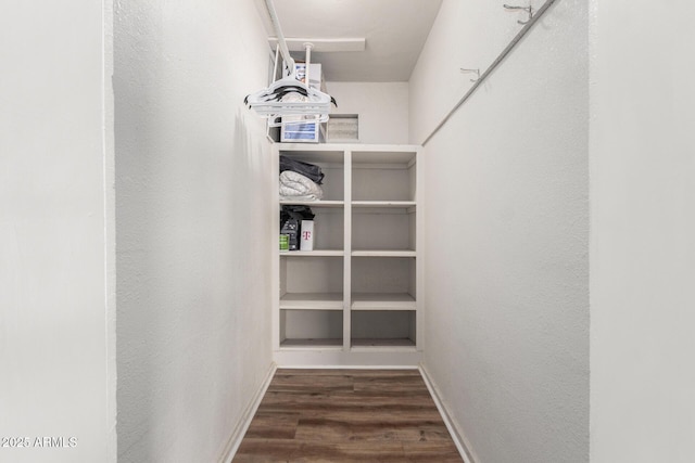 1424 S Bonarden Ln, Tempe, AZ 85281 - spacious closet with wood finished floors