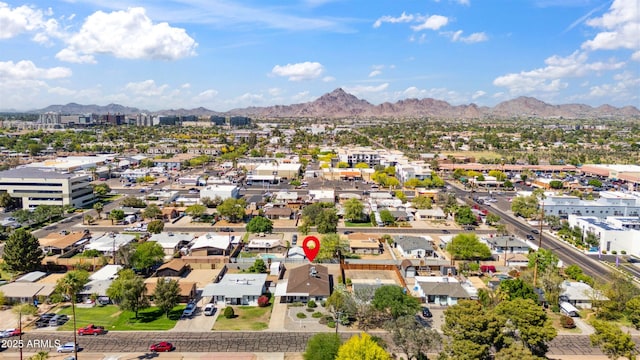 2726 E Fairmount Ave, Phoenix, AZ 85016 - bird's eye view with a mountain view and a residential view