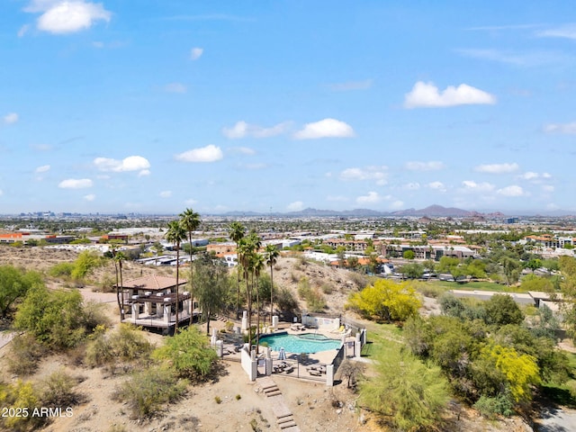 8844 S 51st St Unit 3, Phoenix, AZ 85044 - drone / aerial view with a mountain view