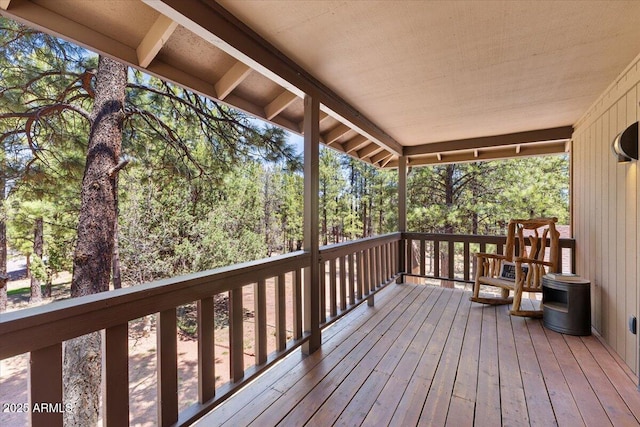 4170 Apache Dr, Happy Jack, AZ 86024 - view of deck