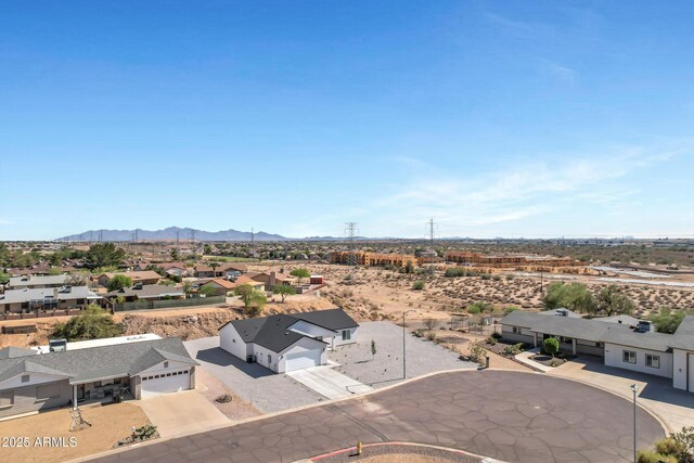 11509 W Langford Ct, Youngtown, AZ 85363 - aerial perspective of suburban area with a mountain backdrop