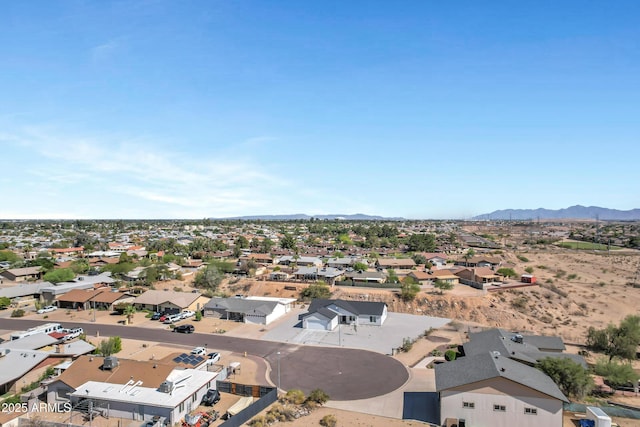 11509 W Langford Ct, Youngtown, AZ 85363 - aerial view of residential area featuring mountains
