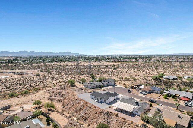 11509 W Langford Ct, Youngtown, AZ 85363 - view of rural area with a desert landscape, a mountainous background, and nearby suburban area