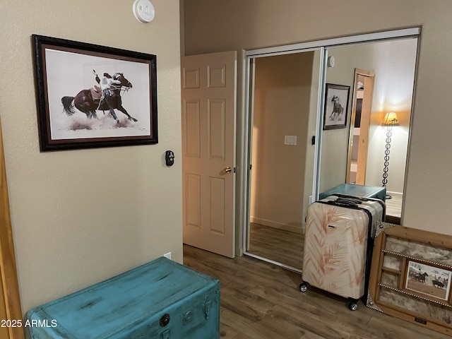 39281 Ave 61 Unit 1/2, Salome, AZ 85348 - corridor featuring wood finished floors