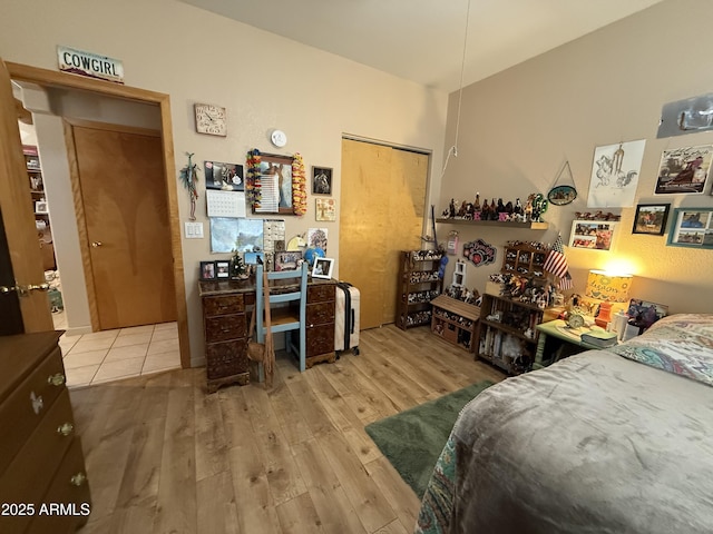 39281 Ave 61 Unit 1/2, Salome, AZ 85348 - bedroom featuring wood finished floors and a closet