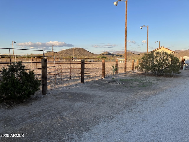 39281 Ave 61 Unit 1/2, Salome, AZ 85348 - view of yard with a view of countryside and a mountain view