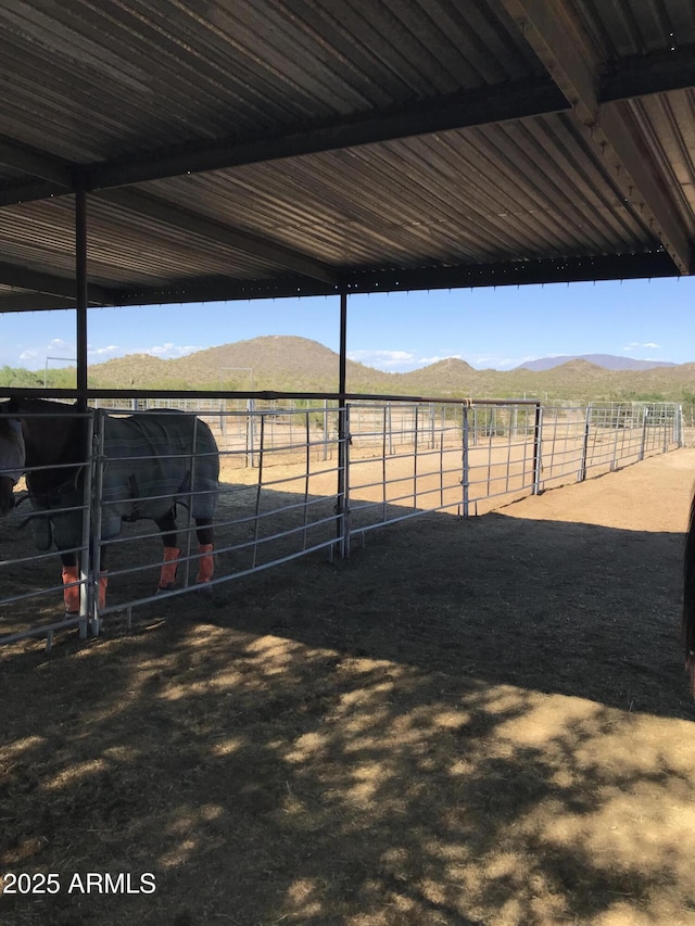 39281 Ave 61 Unit 1/2, Salome, AZ 85348 - stable featuring a mountain view and a view of rural / pastoral area