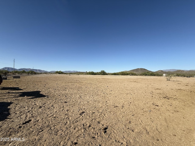 39281 Ave 61 Unit 1/2, Salome, AZ 85348 - view of yard with a mountain view