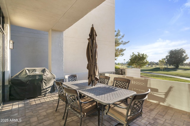 view of patio / terrace with grilling area