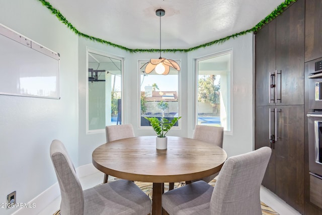 view of dining space