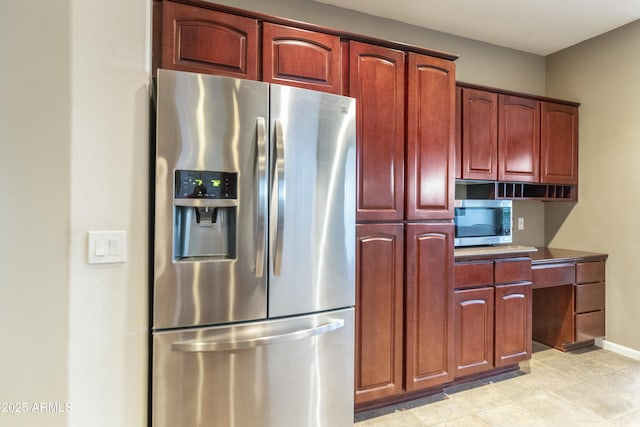 kitchen featuring appliances with stainless steel finishes