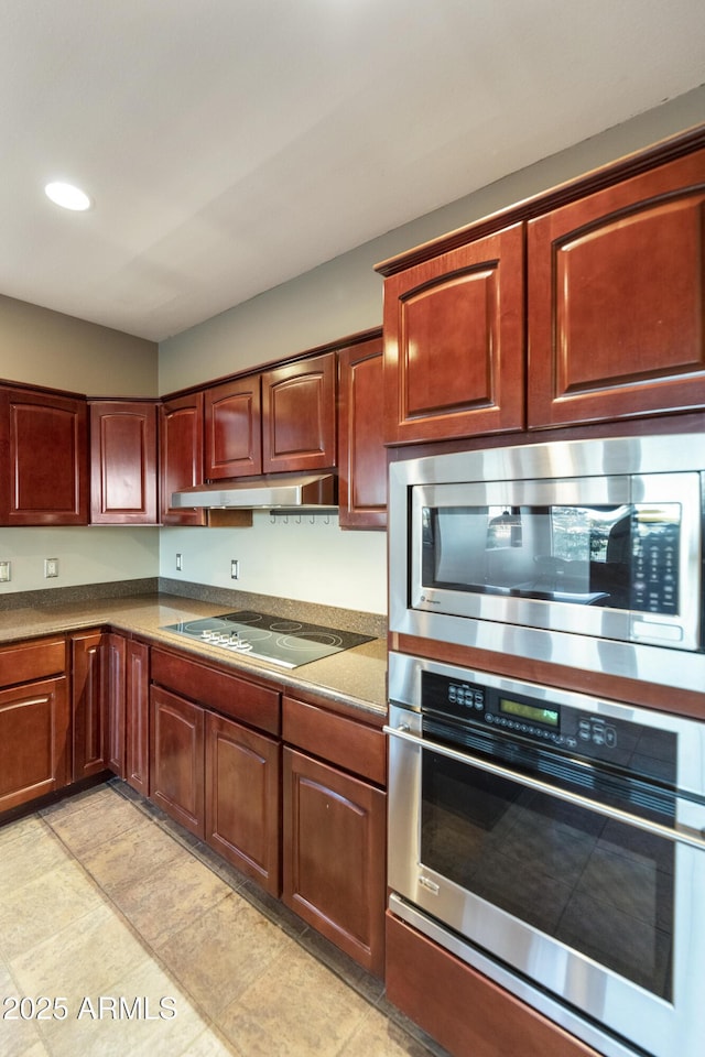 kitchen with stainless steel appliances