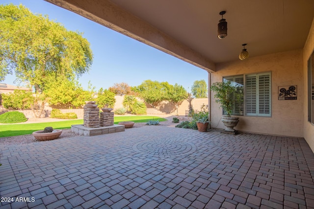 view of patio