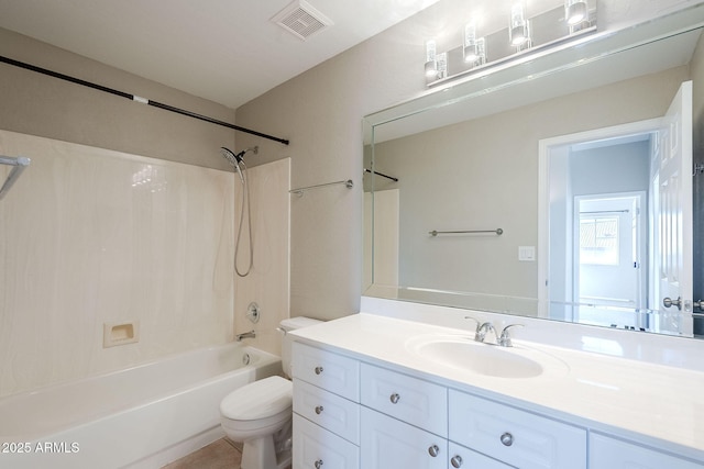 1227 E Sheena Dr, Phoenix, AZ 85022 - full bath featuring toilet, vanity, and  shower combination