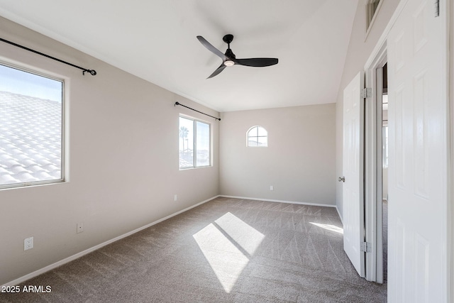 1227 E Sheena Dr, Phoenix, AZ 85022 - unfurnished bedroom with carpet, baseboards, and ceiling fan