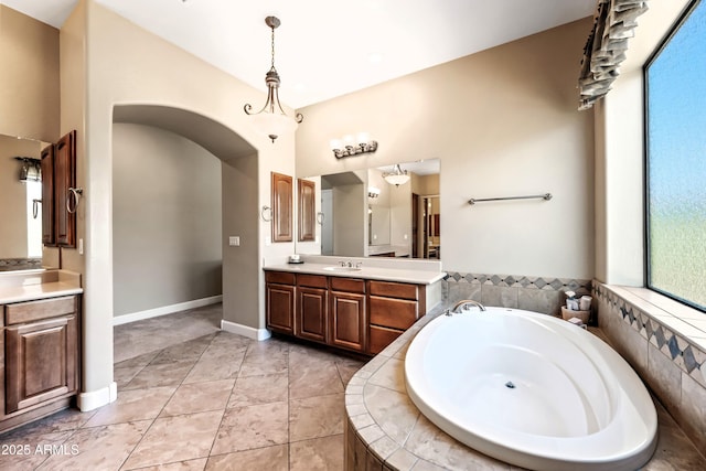 2565 N 141st Ln, Goodyear, AZ 85395 - bathroom with a bath and vanity