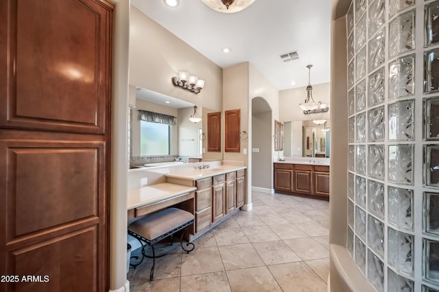 2565 N 141st Ln, Goodyear, AZ 85395 - bathroom featuring two vanities
