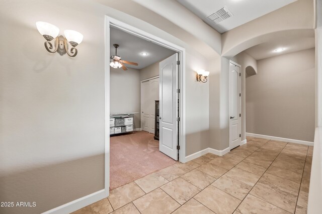 2565 N 141st Ln, Goodyear, AZ 85395 - corridor featuring arched walkways and baseboards