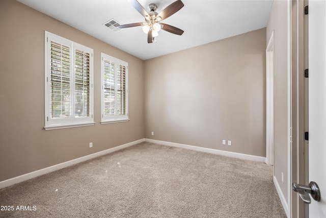 2565 N 141st Ln, Goodyear, AZ 85395 - carpeted spare room featuring ceiling fan and baseboards