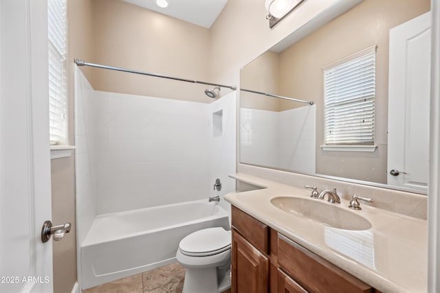 2565 N 141st Ln, Goodyear, AZ 85395 - bathroom with vanity,  shower combination, and toilet