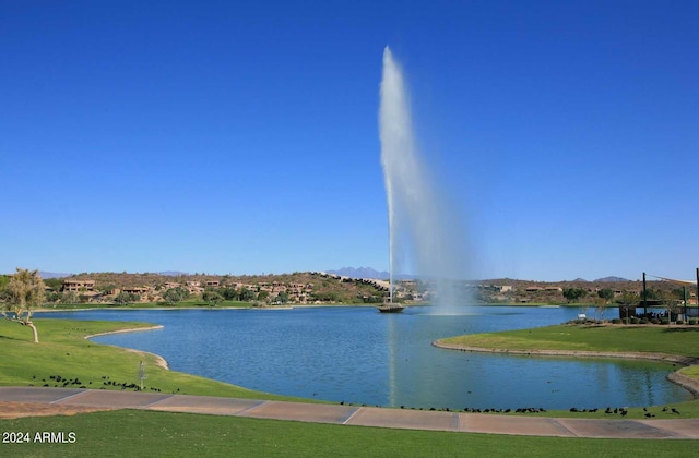 view of water feature