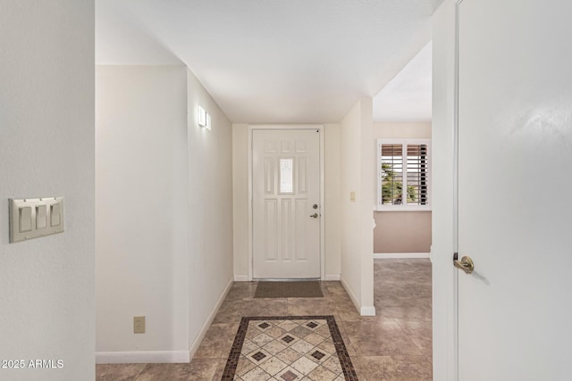 view of entrance foyer