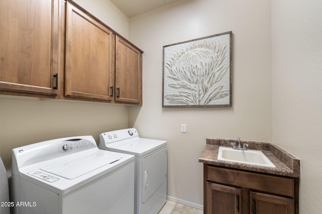 8633 E Kael Cir, Mesa, AZ 85207 - laundry area with washing machine and clothes dryer and cabinet space