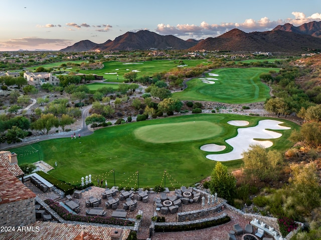 surrounding community featuring a mountain view