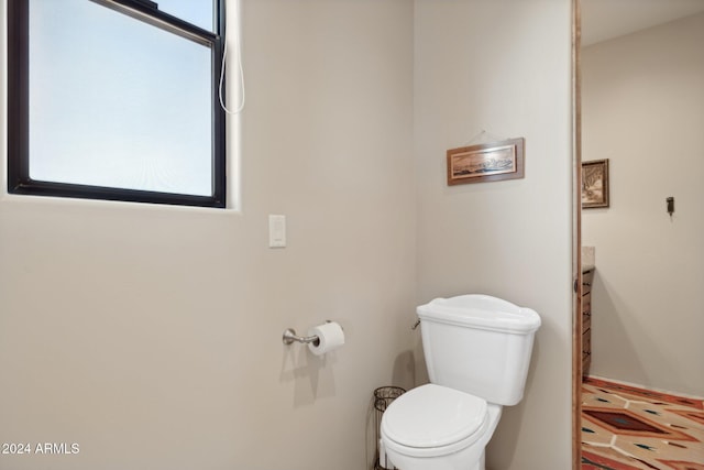 bathroom with toilet