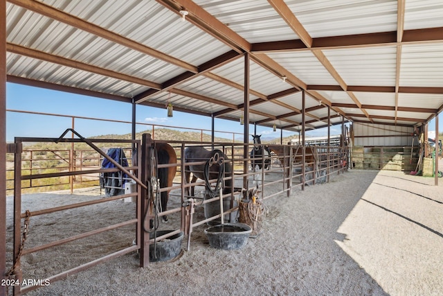 view of stable