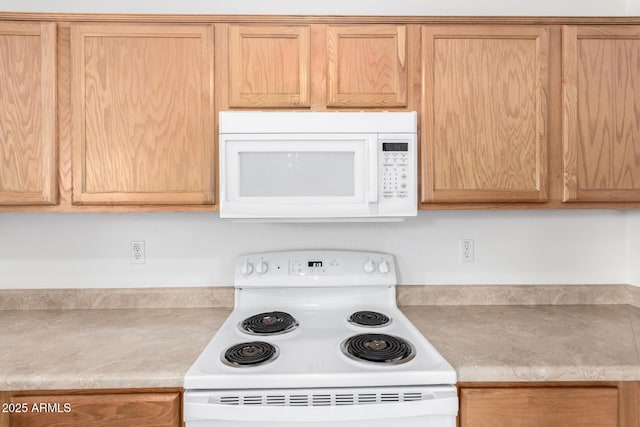 kitchen with white appliances