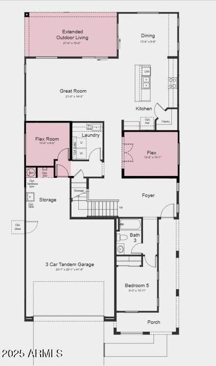 5848 S Hassett Ave, Mesa, AZ 85212 - floor plan / room layout