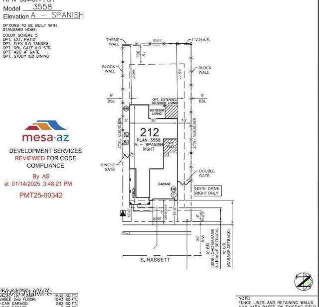 5848 S Hassett Ave, Mesa, AZ 85212 - home floor plan