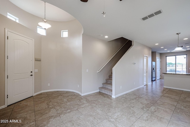 view of foyer entrance