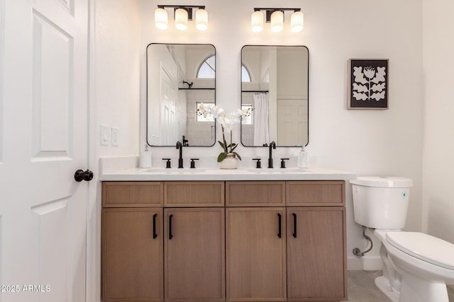 1627 W Maplewood St, Chandler, AZ 85286 - full bath featuring toilet, double vanity, and tile patterned flooring